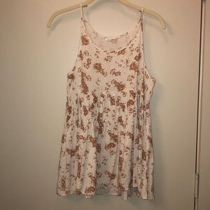 Mustard yellow print top